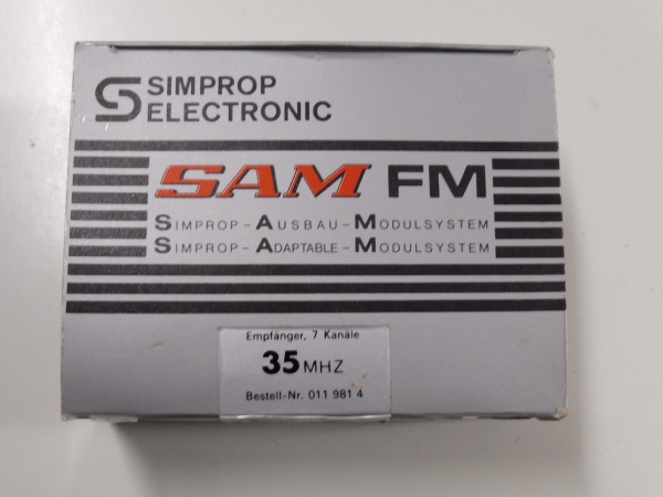 Simprop 7 channel receiver 35Mhz SAN FM 0118613